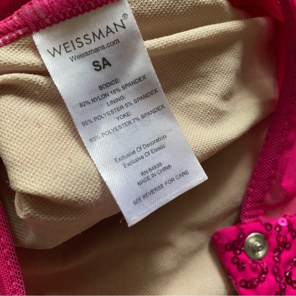 Weissman Fuchsia Sparkle Dance Outfit - Picture 10 of 13
